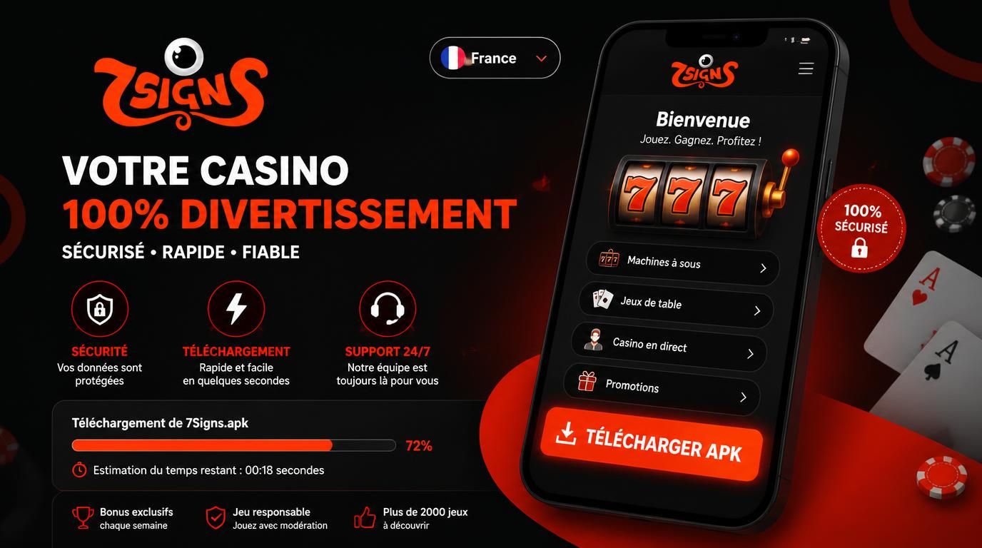 Interface montrant le téléchargement de l’application sur Android et iOS en France